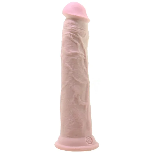 King Cock Plus 11" Triple Density Cock With Suction Cup Base - Vanilla