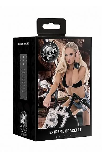 Ouch! Skulls And Bones Extreme Bracelet Black — image 6 of 8