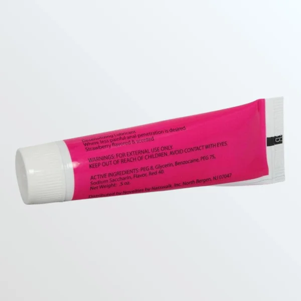 Anal-Ese Strawberry Numbing Anal Lubricant | 0.5 Oz (15ml)