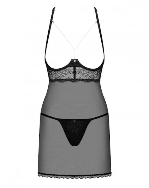 Obsessive Pearlove - Chemise And Thong - L/xl