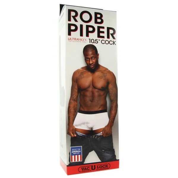 Rob Piper Cock w/Balls & Suction Cup - Chocolate