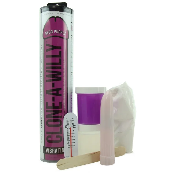 DIY 'Clone-a-Willy' Vibrator Mold Kit in Neon Purple