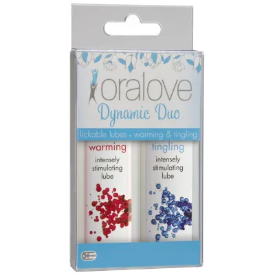 Oralove Delicious Duo Flavored Lube Warming Tingling