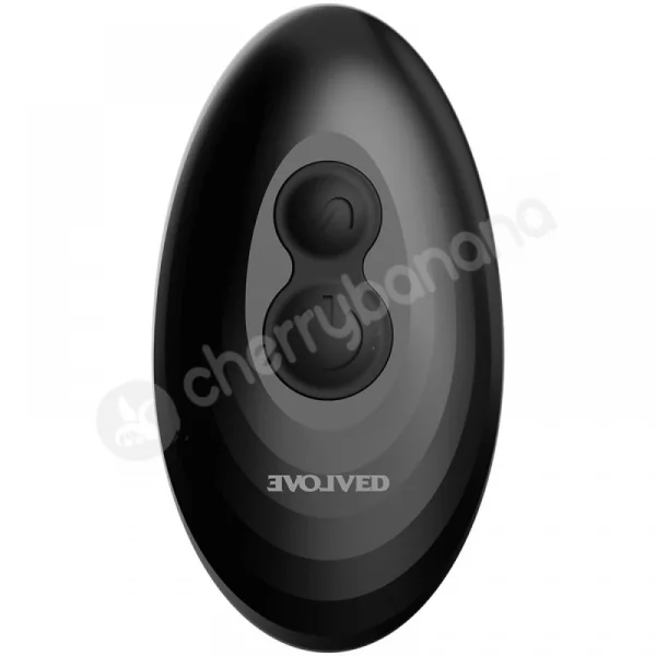 Evolved Egg-citment Vibrating Black Egg With 3 Sleeves & Wireless Remote