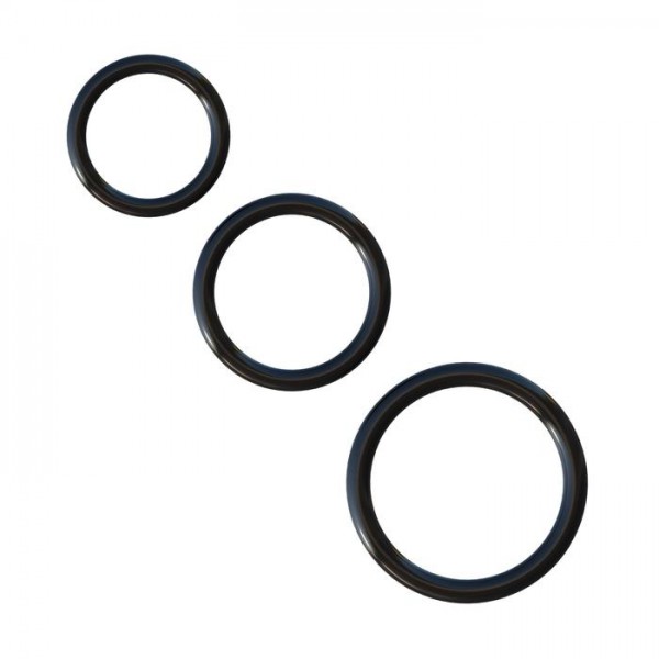 Fantasy C-Ringz Silicone 3-Ring Stamina Set