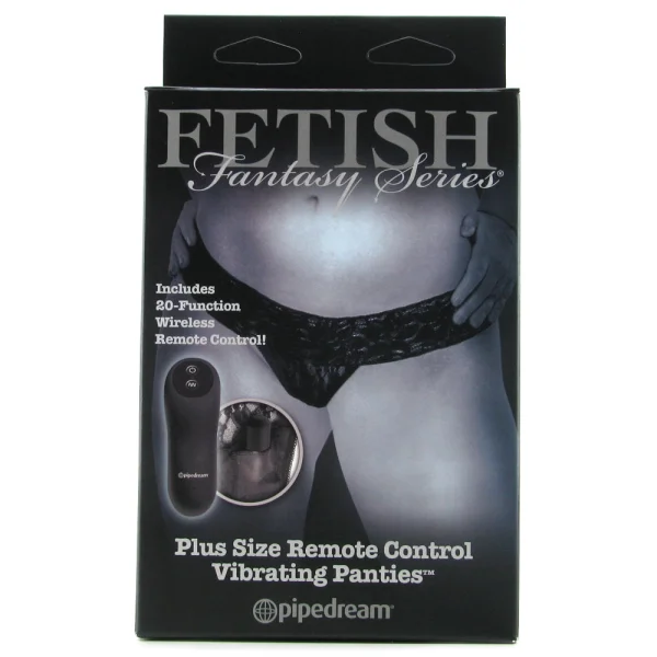 Pipe Dreams Fetish Fantasy Series Limited Edition Remote Control Vibrating Panties Plus Size