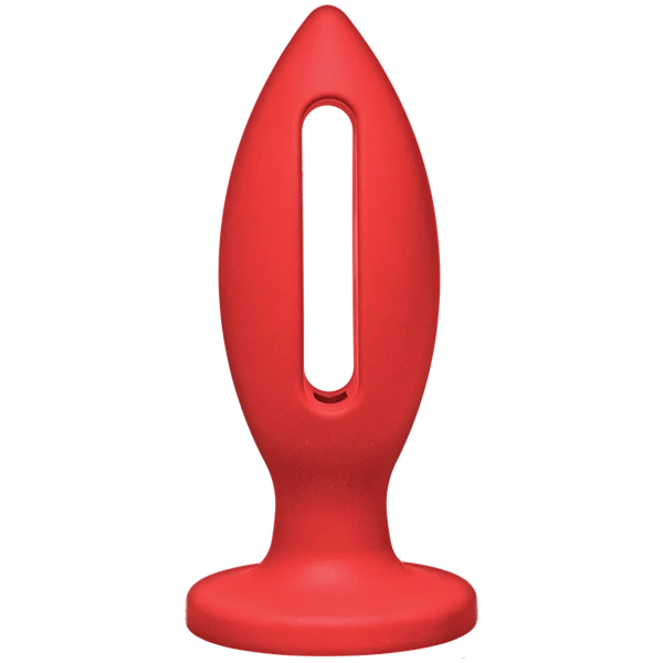 Kink Wet Works 5 inch Silicone Lube Luge Plug - Red