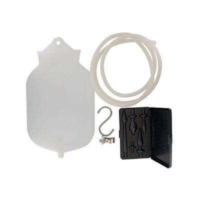 Cleanstream Premium Silicone Enema Set White
