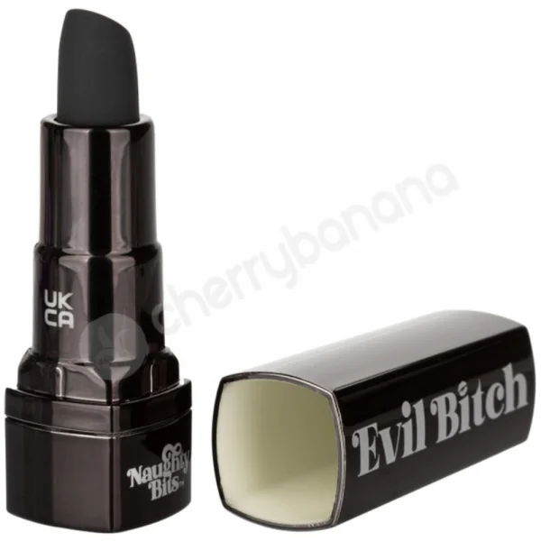 Naughty Bits Evil Bitch Black Lipstick Vibrator