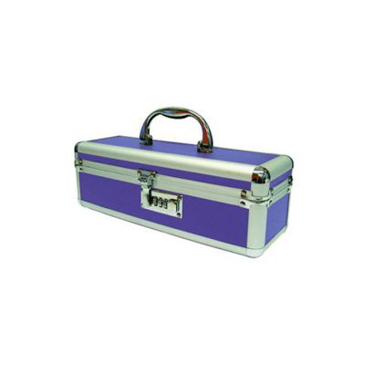 Lockable Vibrator Case Purple Small