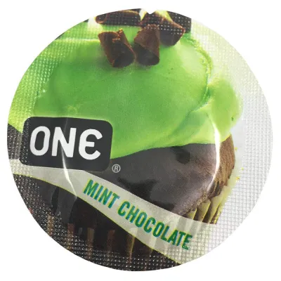 Chocolate Mint Flavored Condoms ONE Vegan Condoms