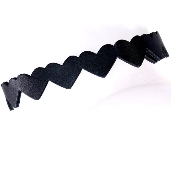 Sex & Mischief Heart Day Collar By Sportsheets - Black