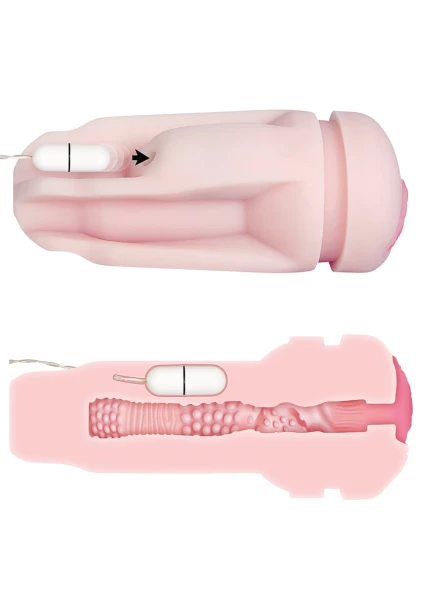Shell Shock Rechargeable Vibrating Stroker