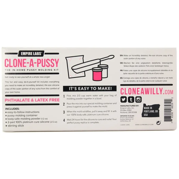 Clone-A-Pussy Labia Casting Kit - Hot Pink