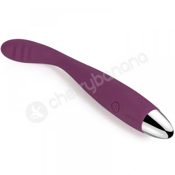 Svakom Cici Slim & Flexible Purple G-Spot Vibrator With Bendable Head