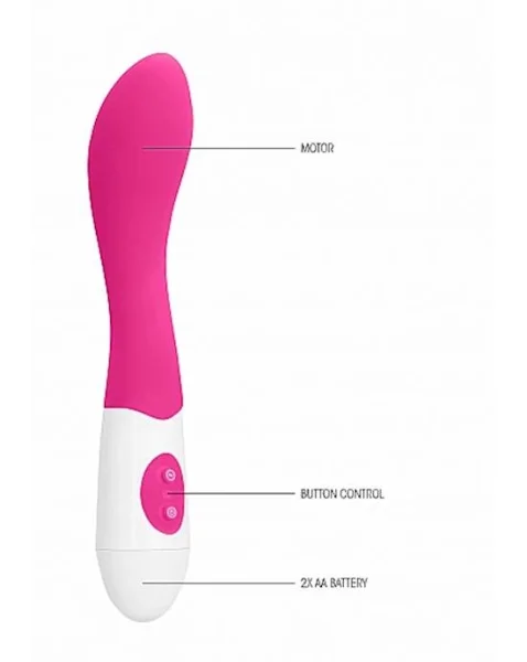 Bend Vibrator  - Pink - 7.5 Inch