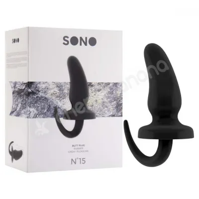 Sono No 15 Black Tailed Butt Plug