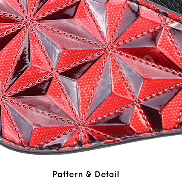 Cherry Banana Thrill Red Faux Leather 7 Piece Bondage Kit