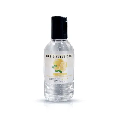 Basic Solutions Hand Sanitizer With Moisturizer Lemon 2 Oz 59ml