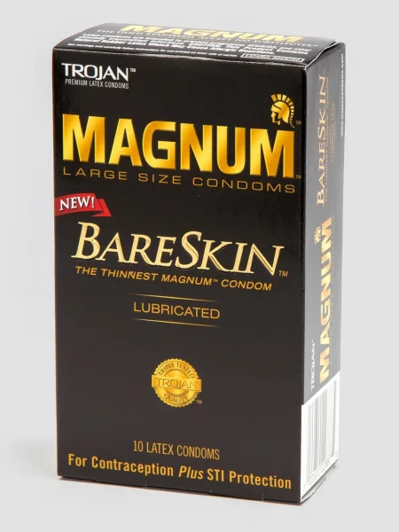 Trojan Magnum Large BareSkin Extra Thin Condoms (10 Count)