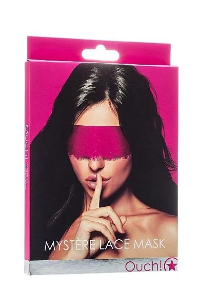 Mystère Lace Mask - Pink -