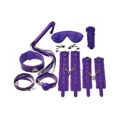 Ple sur 12 piece Everything Bondage Kit Purple