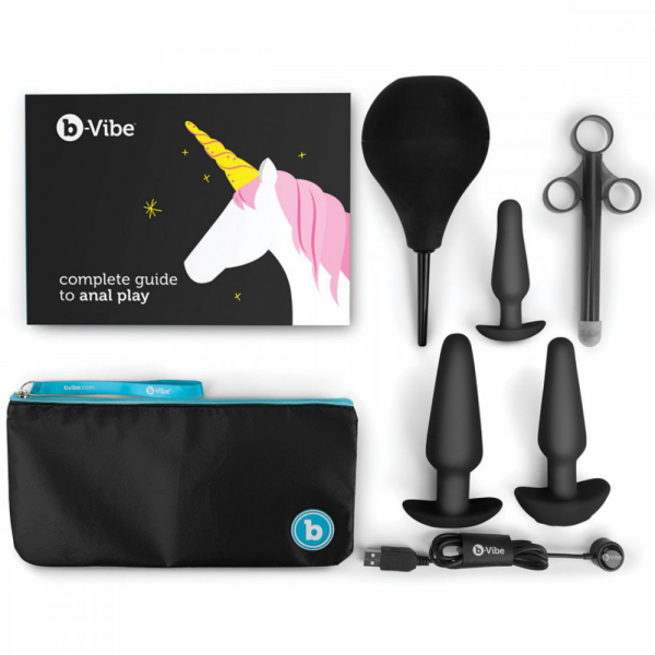 B-Vibe Anal Training Set - Black