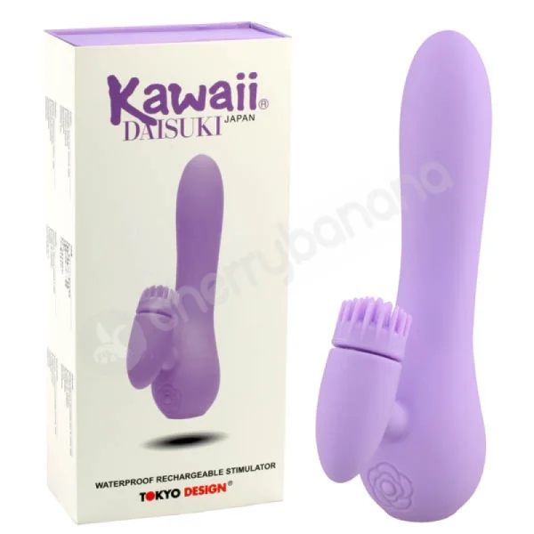 Kawaii Daisuki 3 Lavender Rechargeable Vibrator