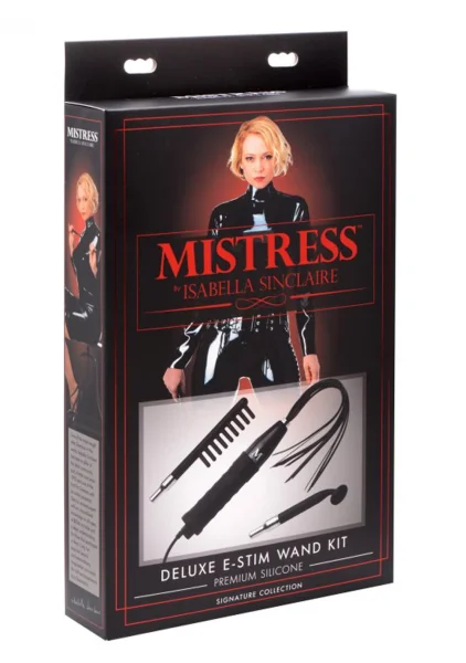 Mistress Isabella Sinclaire Premium Silicone Deluxe E-Stim Wand Kit
