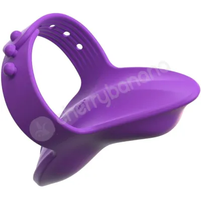 Fantasy For Her Finger Vibe Purple Vulva Finger Or Panties Vibrator