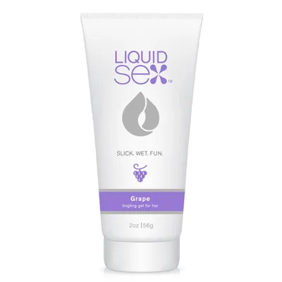 Liquid Sex Tingling Gel for Her Grape 2 Fl Oz