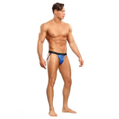 Jock Satin Lycra Royal Blue Small Medium