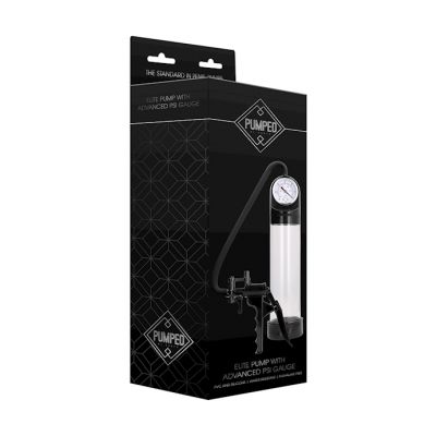 Elite Pump With Advanced Psi Gauge Clear