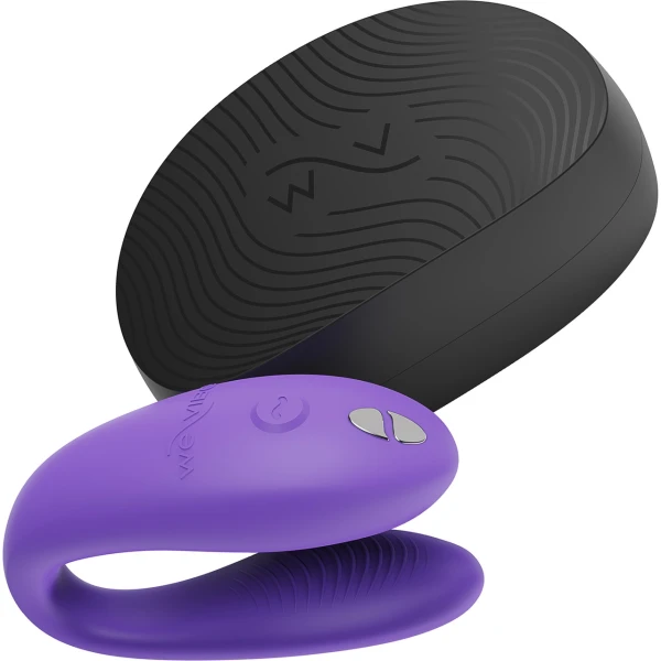 We-Vibe Sync Go App Enabled Waterproof Rechargeable Couples Vibrator - Purple