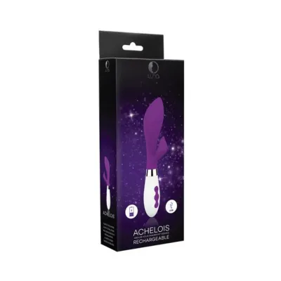 Luna Achelois Rechargeable Dual Stimulator Purple