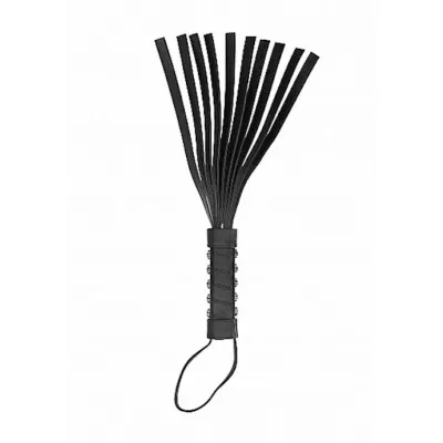 Ouch Skulls And Bones Skull Whip Black