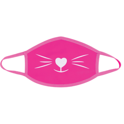 Neva Nude Pretty Kitty White Glitter Mask