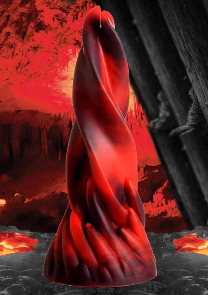 Creature Cocks Hell Kiss Twisted Tongues Silicone Dildo