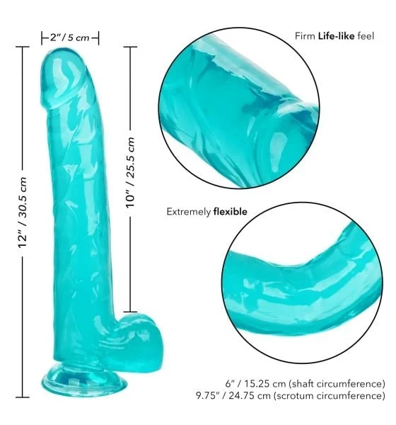 Size Queen 10"/25.5 cm - Blue