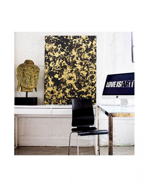 Love Is Art Premium Black/gold - Black / Gold
