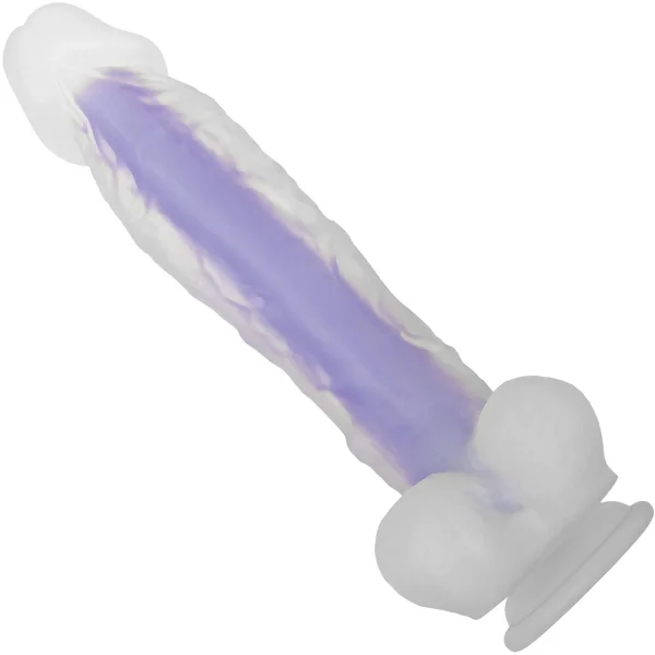 Evolved Luminous Stud Large Glow in the Dark Dildo, Dual-Density Silicone