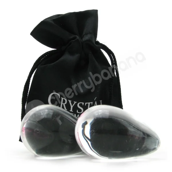 Crystal Clear Large Premium Glass Eggs