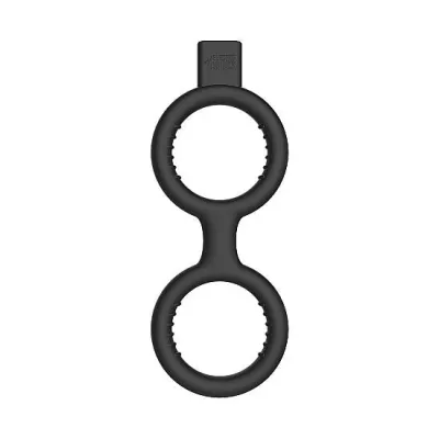 Electroshock E Stimulation Cock And Ball Ring Black
