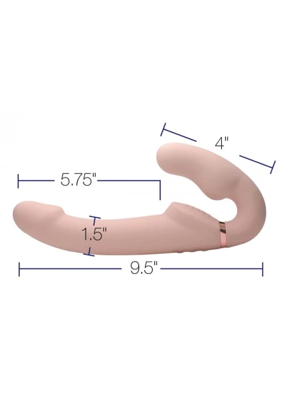 Evoke Ergo-Fit - Inflatable Vibrating Strapless Strap-On — image 9 of 12