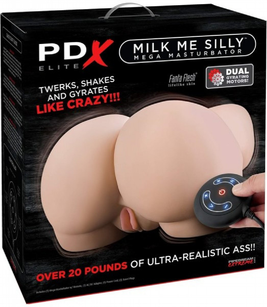 Milk Me Silly Pussy + Ass Stroker