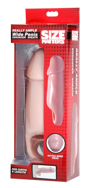Really Ample Wide Penis Enhancer Sheath