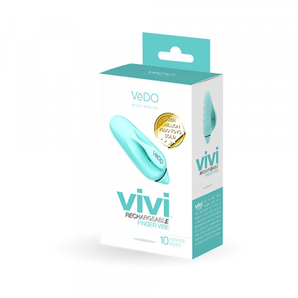 Vedo Vivi Finger Vibe Tease Me Turquoise