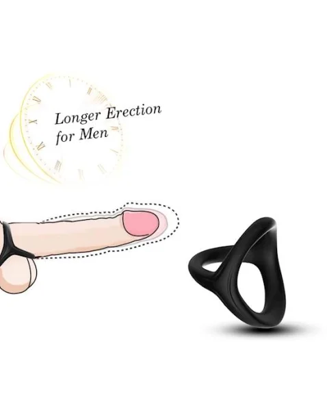 Tri Silicone Cock Ring