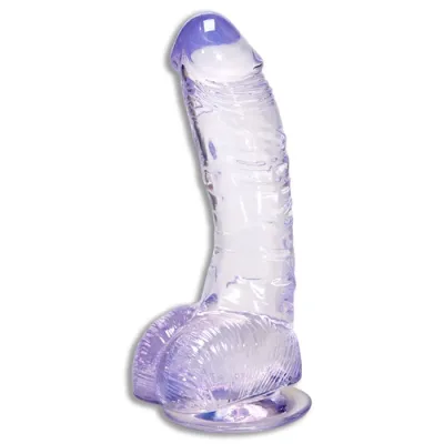 Rod Star 41 7 5 Clear Dildo With Balls