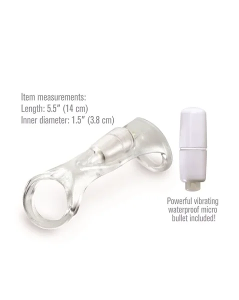 Fantasy X-Tensions Vibrating Cock Sling Clear